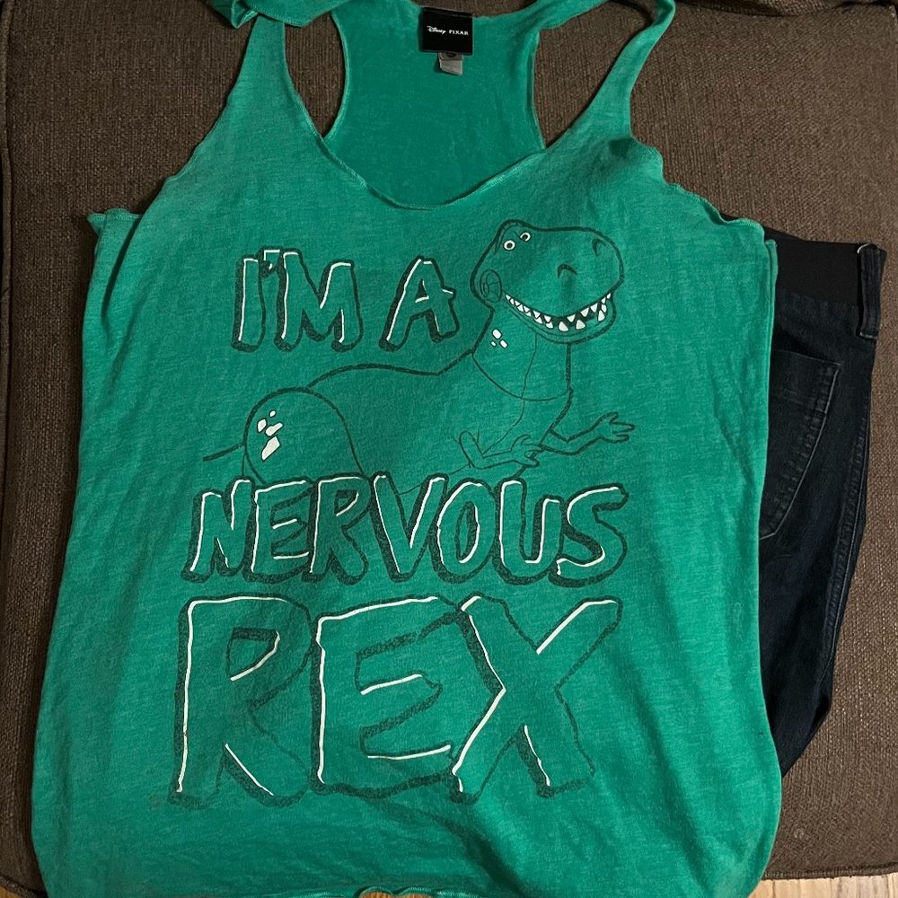 I'm A Nervous REX - Disney Pixar Tank Top